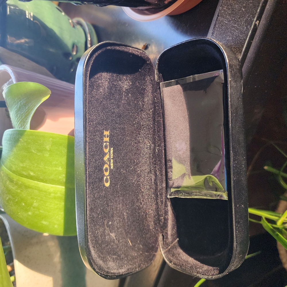 Coach Black Aviator Sunglasses with UV Protection